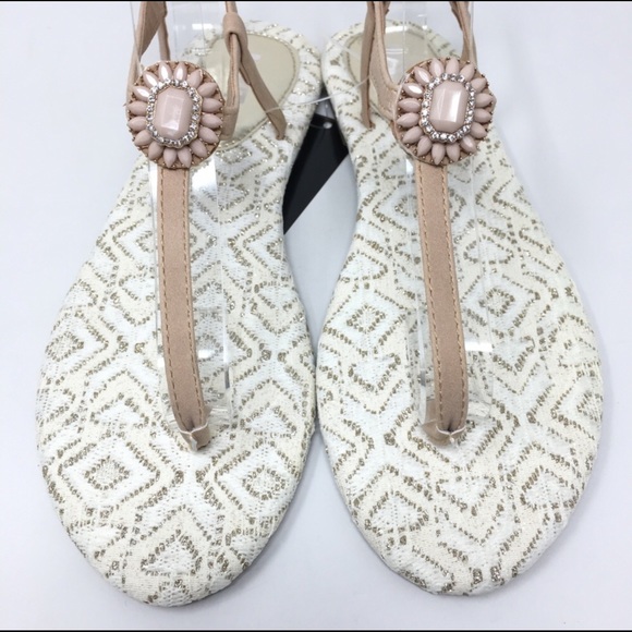 Mixit Nude Thong Sandals - Picture 2 of 6